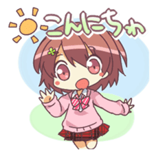 Cute Schoolgirl MISAKI sticker #3600387