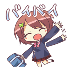 Cute Schoolgirl MISAKI sticker #3600389