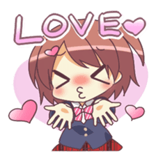 Cute Schoolgirl MISAKI sticker #3600399
