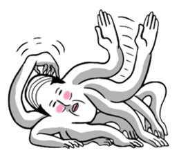 The Uncle which changes a body freely sticker #3600631