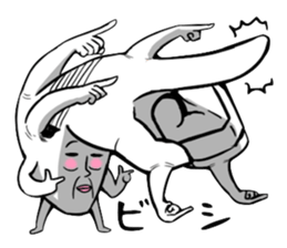 The Uncle which changes a body freely sticker #3600658