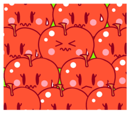 Cute fruits friends sticker #3601240