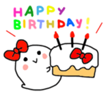 Ribbon-chan and haunted-chan sticker #3601353