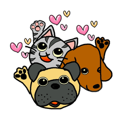 Sticker between the family