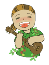 Aloha hula sticker #3602868