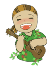 Aloha hula sticker #3602868