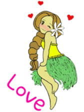 Aloha hula sticker #3602872