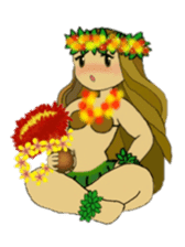 Aloha hula sticker #3602873