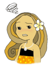 Aloha hula sticker #3602879