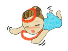 Aloha hula sticker #3602889