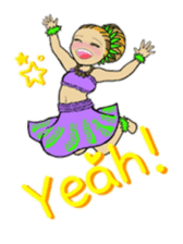 Aloha hula sticker #3602898