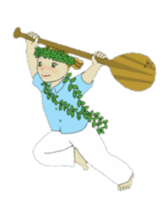 Aloha hula sticker #3602902