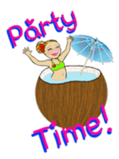 Aloha hula sticker #3602905