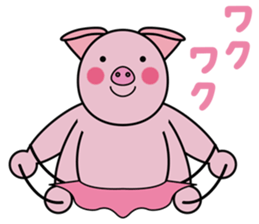 Pig Ballerina sticker #3603399