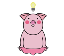 Pig Ballerina sticker #3603400