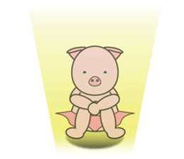 Pig Ballerina sticker #3603405