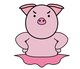 Pig Ballerina sticker #3603416