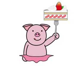 Pig Ballerina sticker #3603421