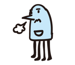 Creatures having many feet sticker #3603426