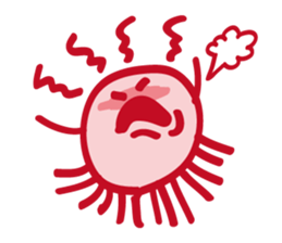 Creatures having many feet sticker #3603436