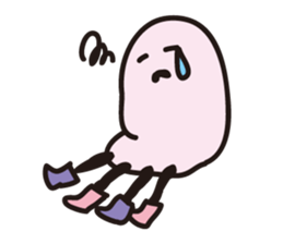 Creatures having many feet sticker #3603449