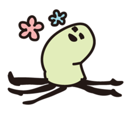 Creatures having many feet sticker #3603453