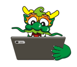 Q  Dragon sticker #3604594