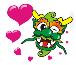 Q  Dragon sticker #3604601