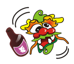 Q  Dragon sticker #3604603