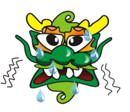 Q  Dragon sticker #3604614