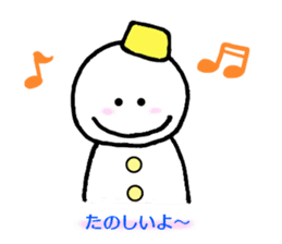 Snowman Snow-chan sticker #3605430