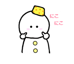 Snowman Snow-chan sticker #3605431
