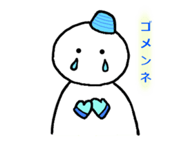 Snowman Snow-chan sticker #3605432