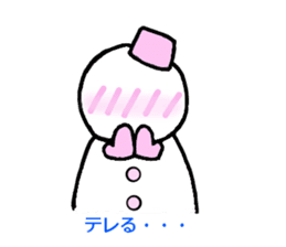 Snowman Snow-chan sticker #3605436
