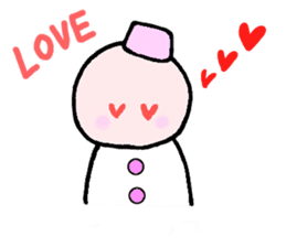 Snowman Snow-chan sticker #3605437