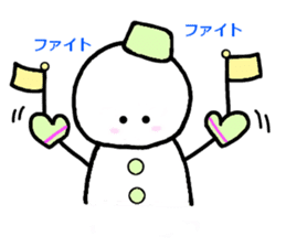 Snowman Snow-chan sticker #3605438