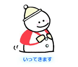 Snowman Snow-chan sticker #3605444