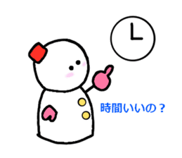Snowman Snow-chan sticker #3605450