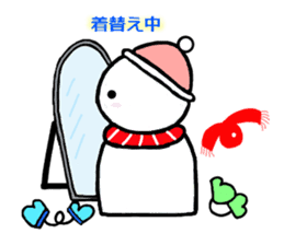 Snowman Snow-chan sticker #3605459
