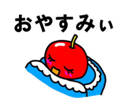 cutie apple 2 sticker #3605507
