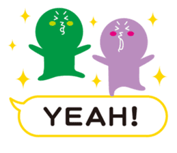 Colorful Speech Balloon & boon companion sticker #3606028