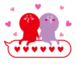 Colorful Speech Balloon & boon companion sticker #3606036