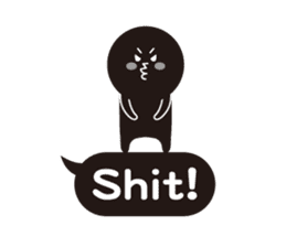 Colorful Speech Balloon & boon companion sticker #3606041