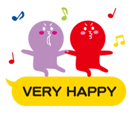 Colorful Speech Balloon & boon companion sticker #3606042