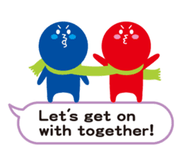 Colorful Speech Balloon & boon companion sticker #3606048