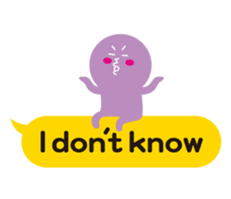 Colorful Speech Balloon & boon companion sticker #3606049