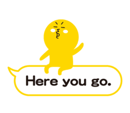 Colorful Speech Balloon & boon companion sticker #3606052