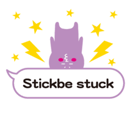 Colorful Speech Balloon & boon companion sticker #3606057