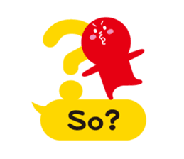 Colorful Speech Balloon & boon companion sticker #3606064