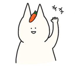A carrot and usagi-san sticker #3606266